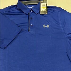 Under Armour Men's Royal Blue Polo